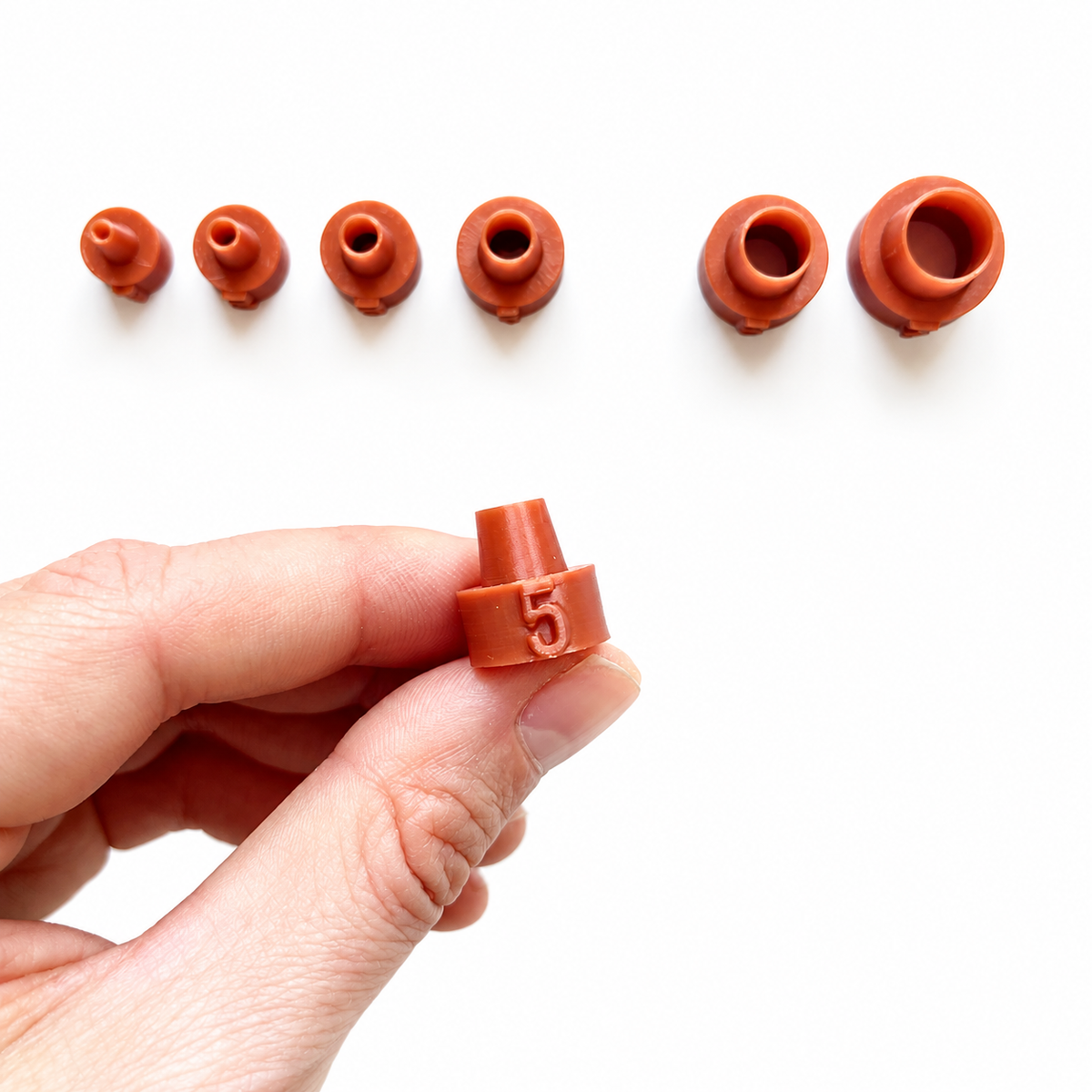 Micro bloemencutters set 4 met nummering