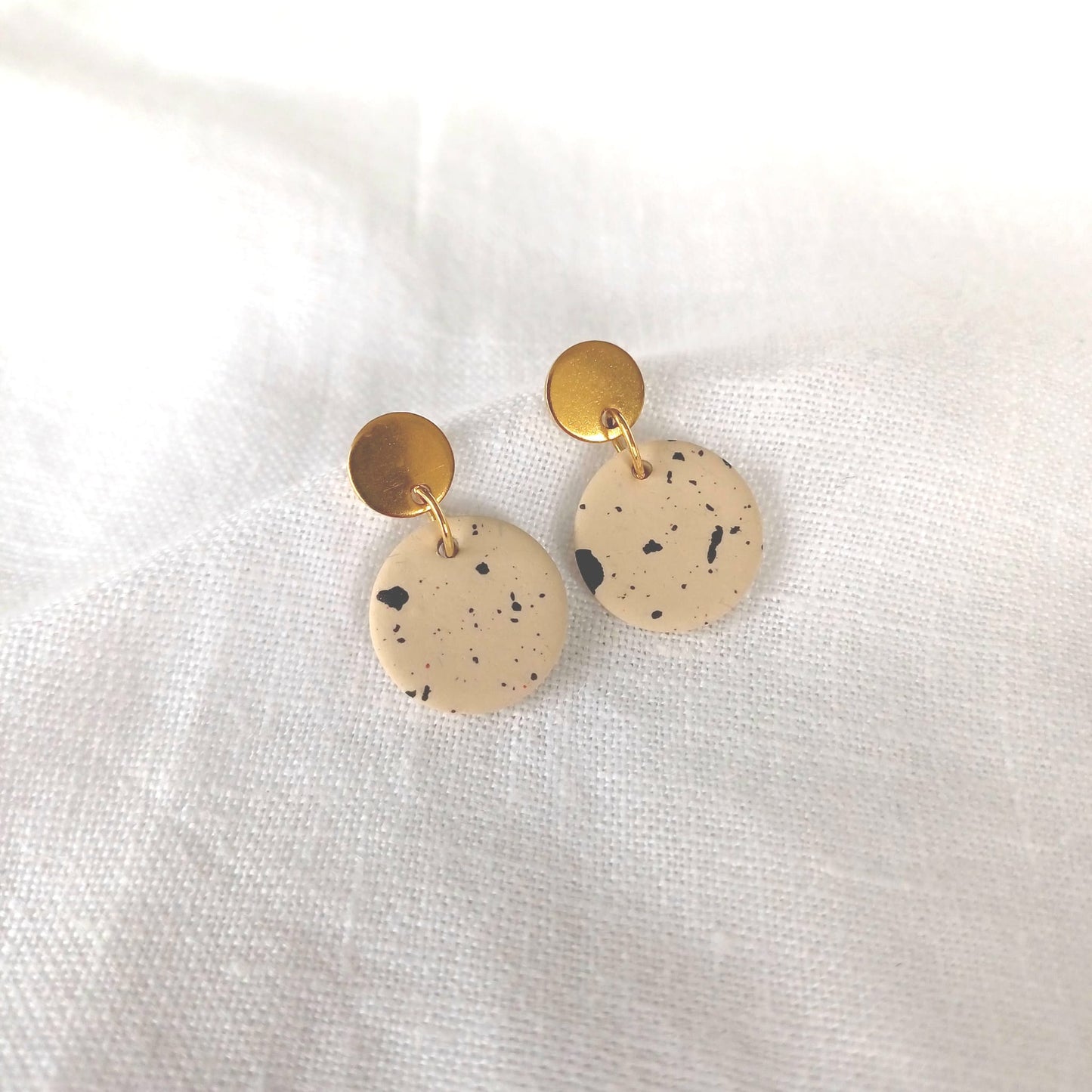 Oorsteker plaatje goud (8 mm - kleinste formaat)