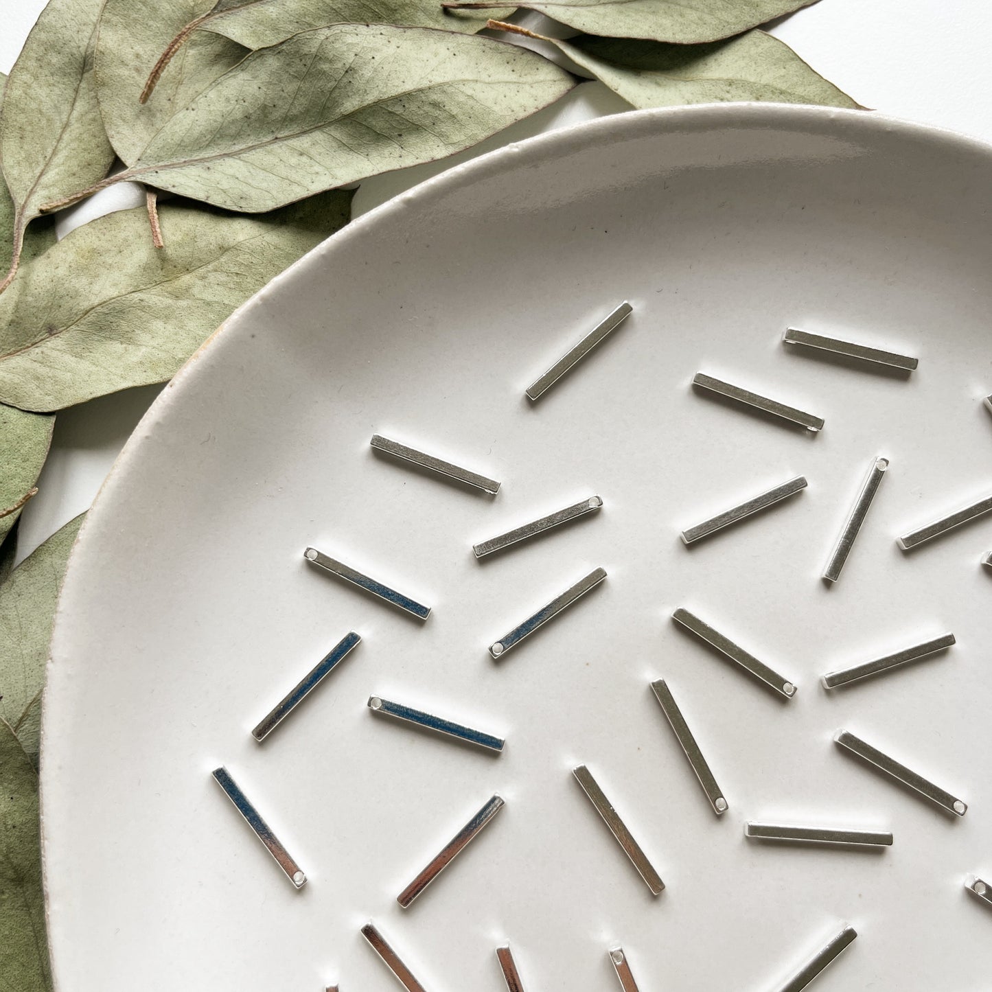 Hanger staafje zilver