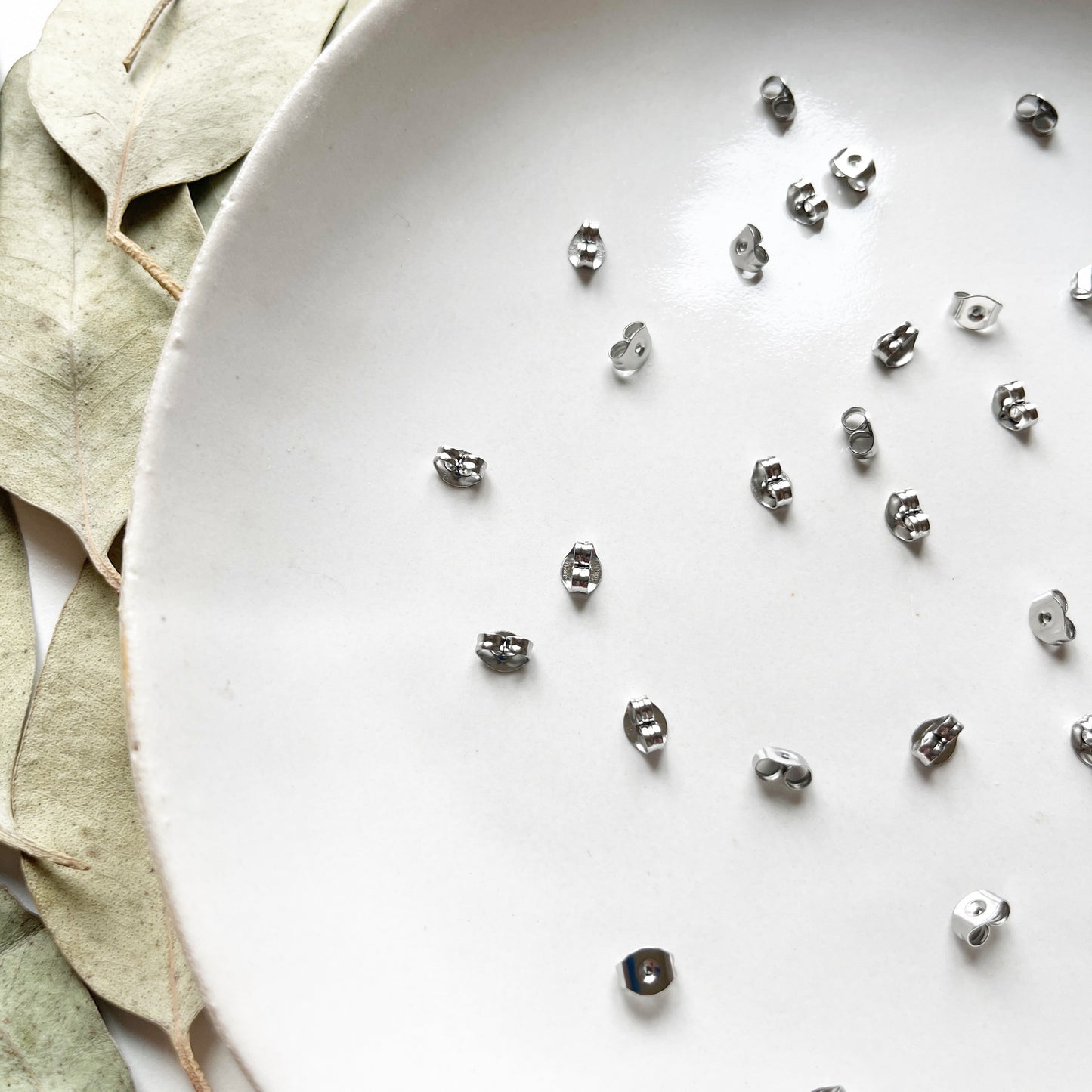 Vlinder slotjes zilver