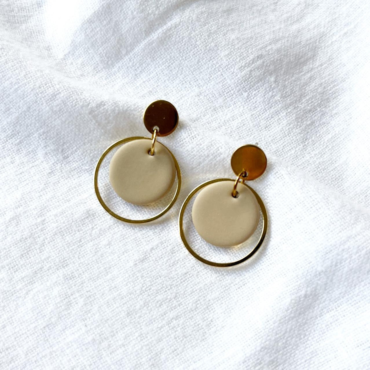 Hanger ring goud 20 mm