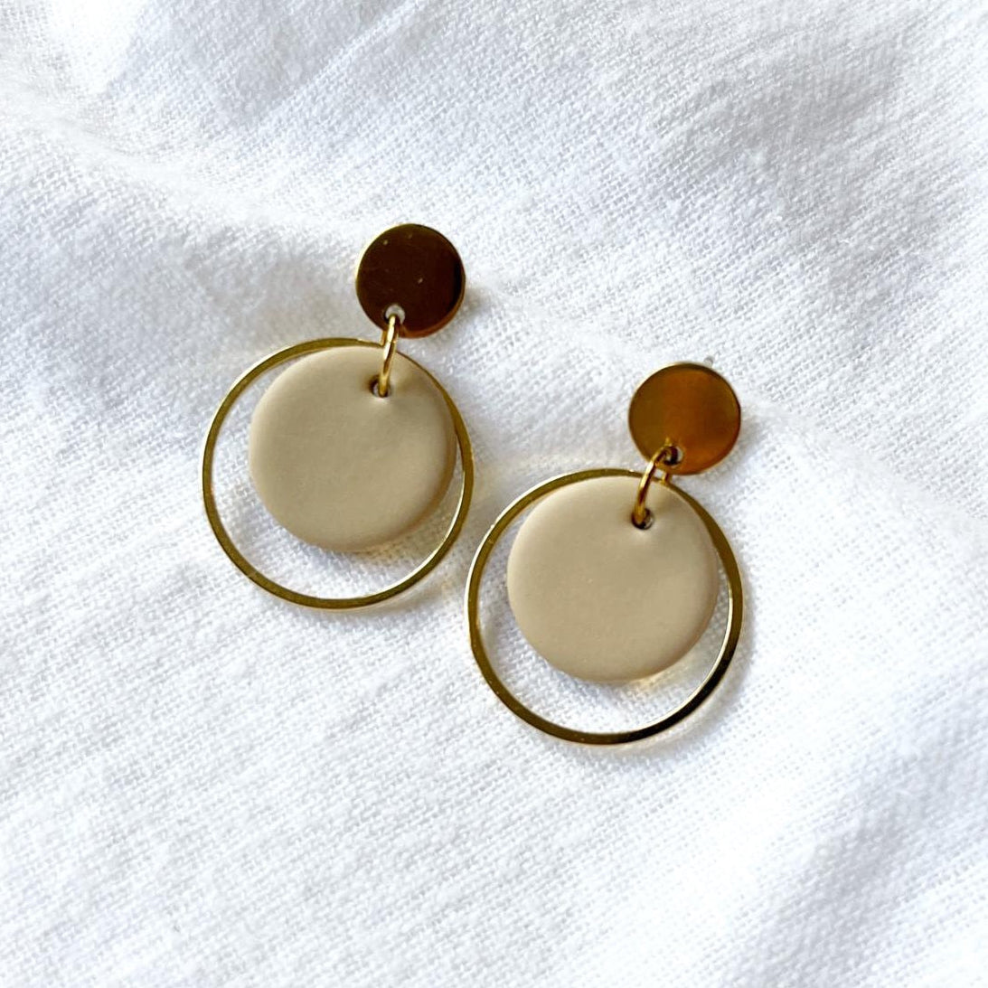 Hanger ring goud 20 mm