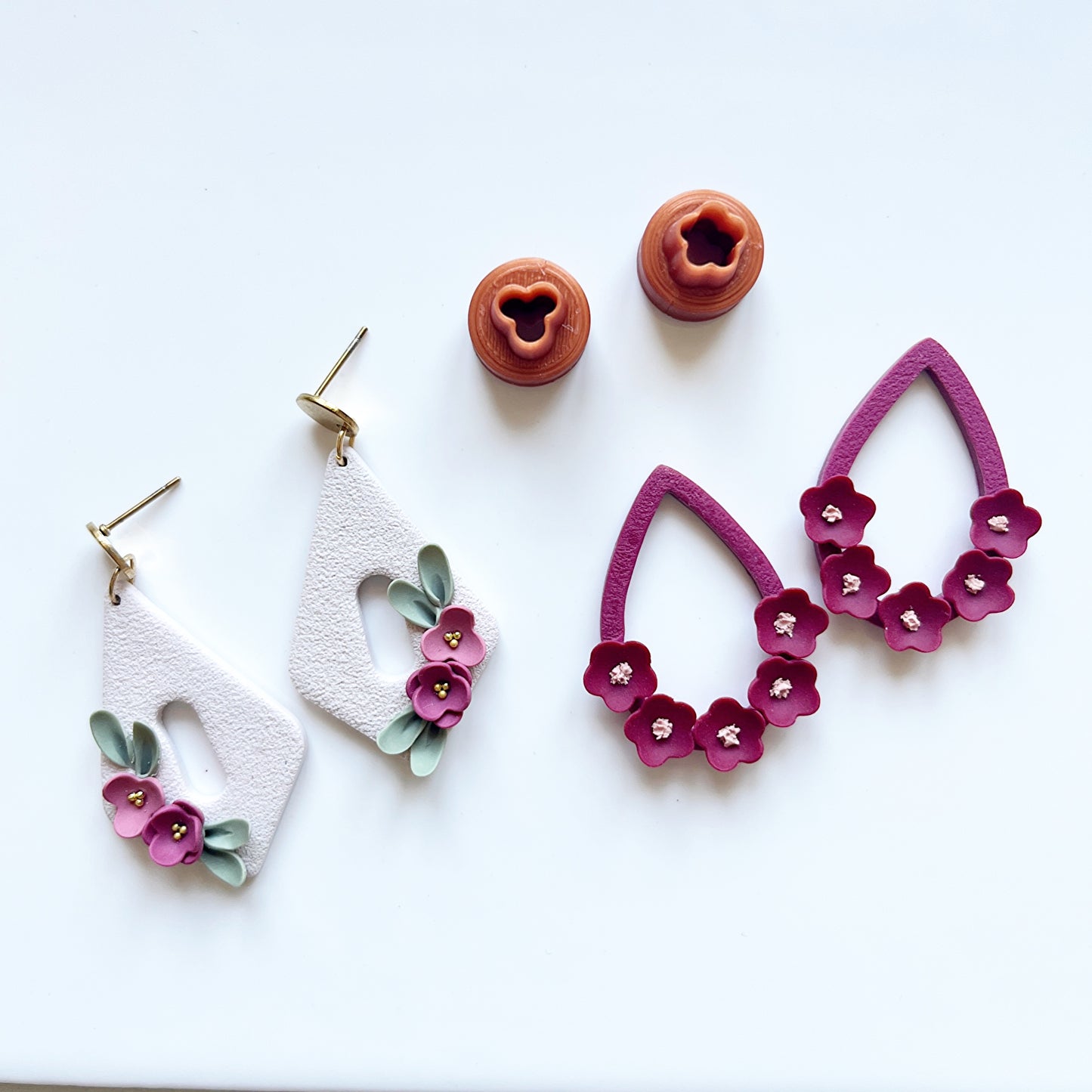 Voordeelset flower microcutter drie- en vijfvormig
