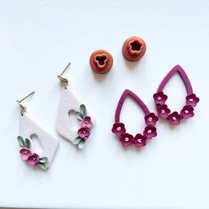 Voordeelset flower microcutter drie- en vijfvormig