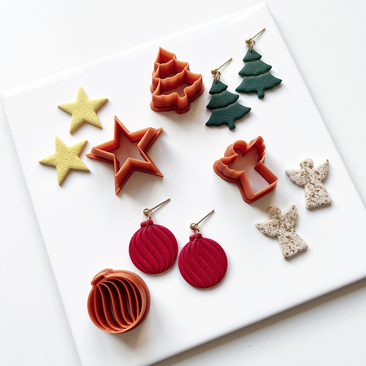 Voordeelset cutters voor kerstoorbellen