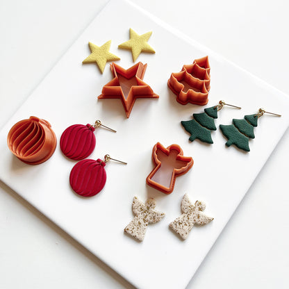 Voordeelset cutters voor kerstoorbellen