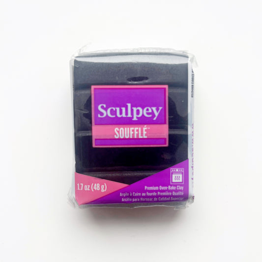 Sculpey Soufflé Poppy seed (zwart)