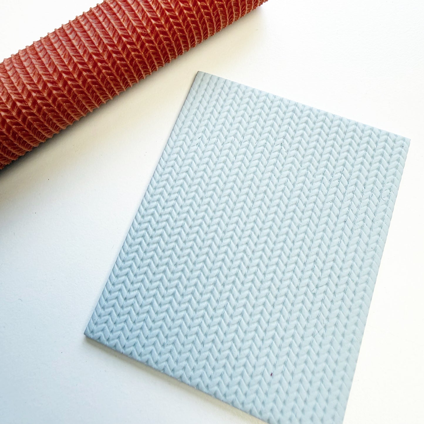 Structuurroller gebreid patroon