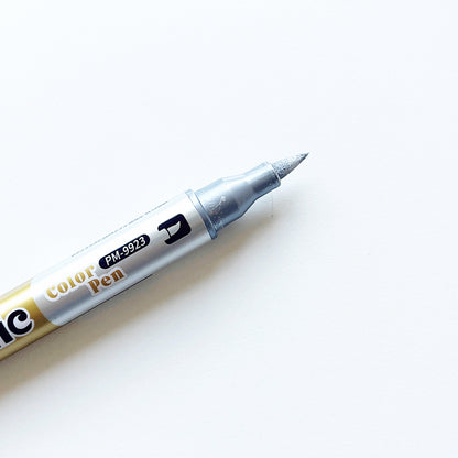Acryl stift goud en zilver