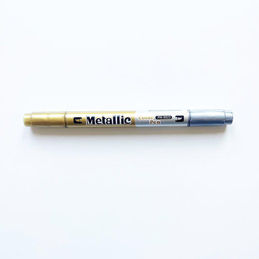 Acryl stift goud en zilver