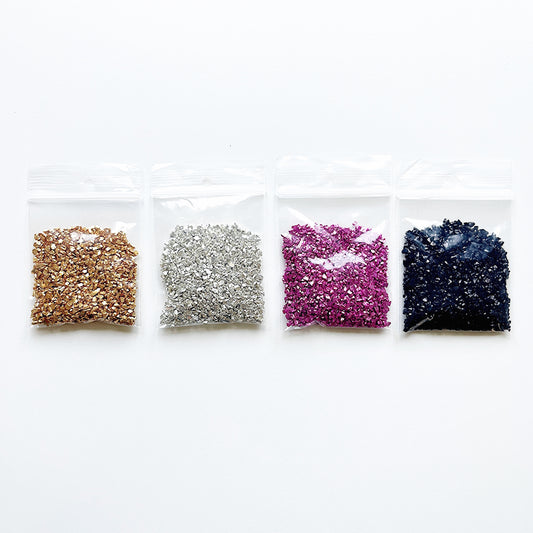 Crushed glass