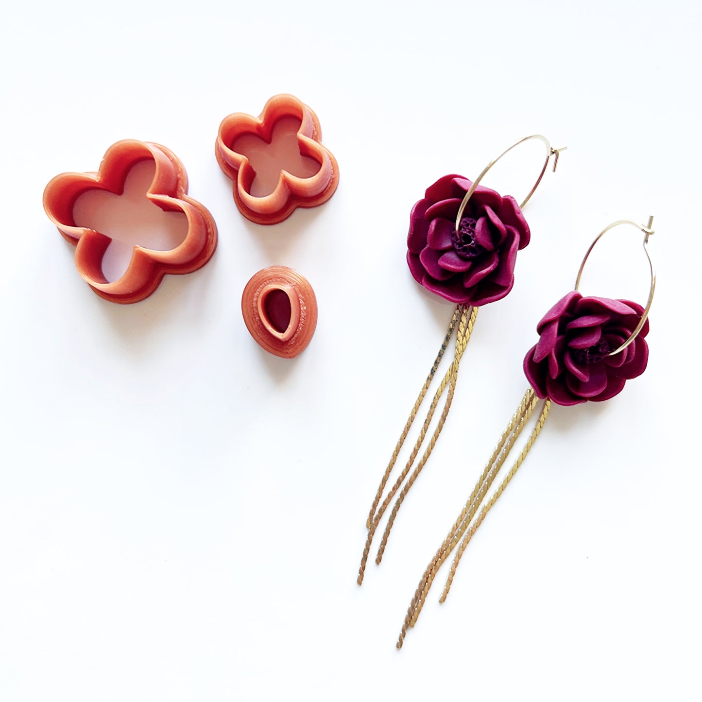 Voordeelpakket ‘bloemen uit polymeerklei’