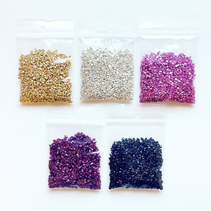 Crushed glass