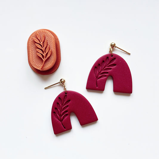 Stempel blaadje variant 2