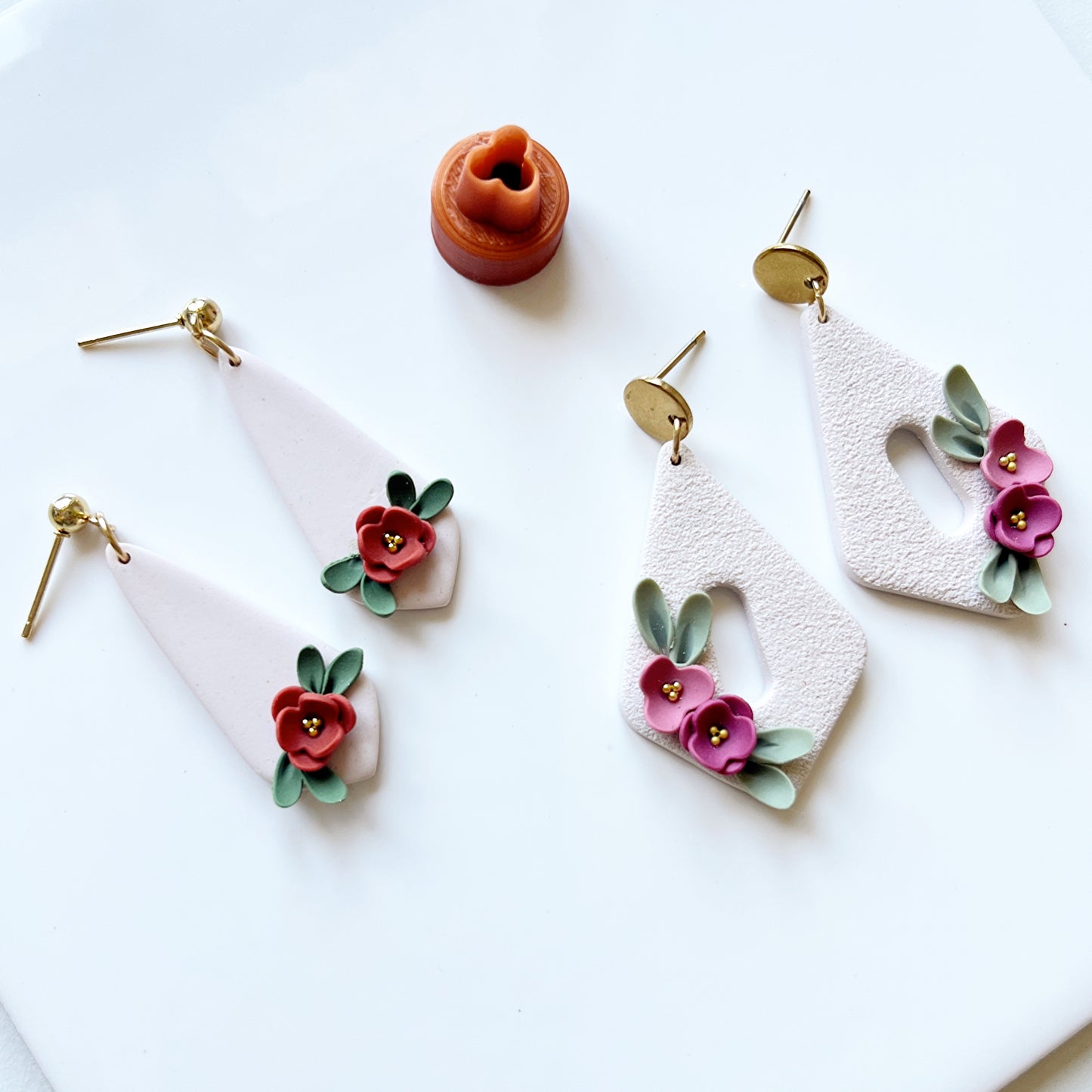 Voordeelset flower microcutter drie- en vijfvormig