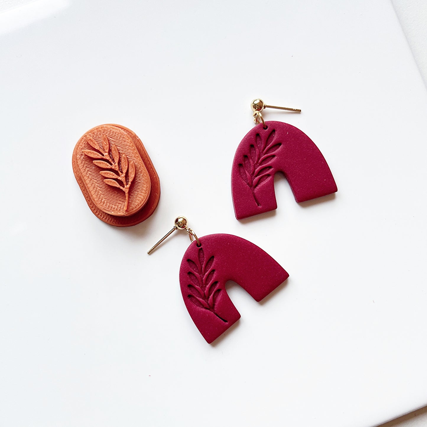 Stempel blaadje variant 2