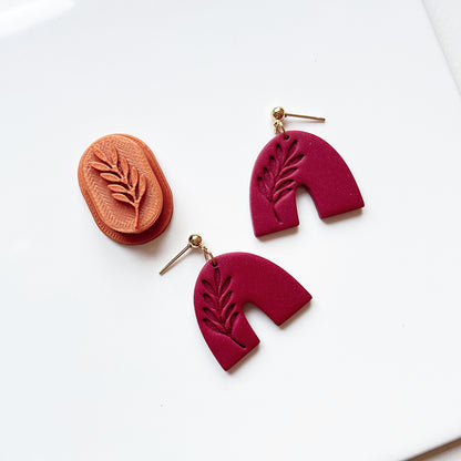 Stempel blaadje variant 2