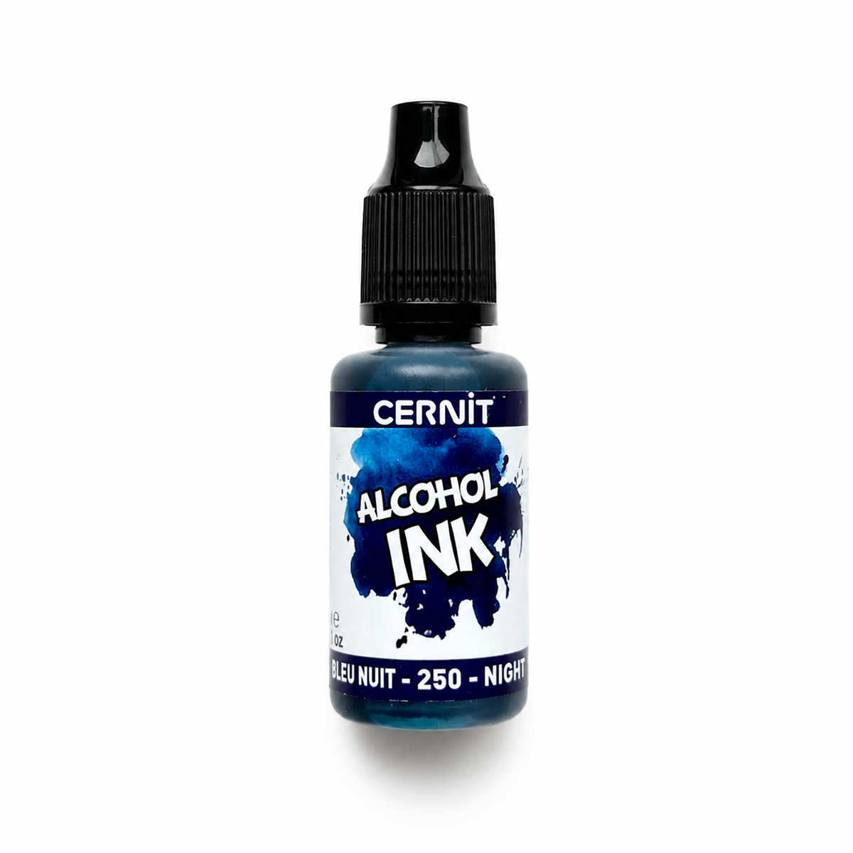 Flesje alcohol inkt, nachtblauw, Cernit