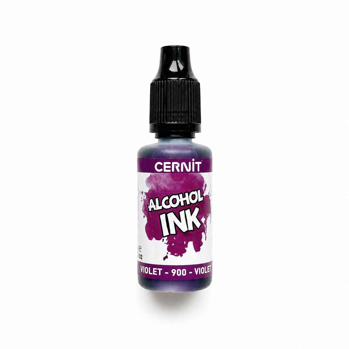 Flesje paarse acohol inkt, kleur violet, Cernit