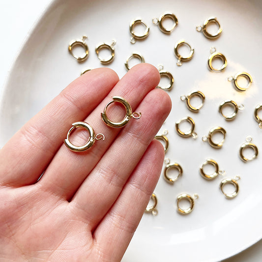 Hoops 13 mm met ringetje