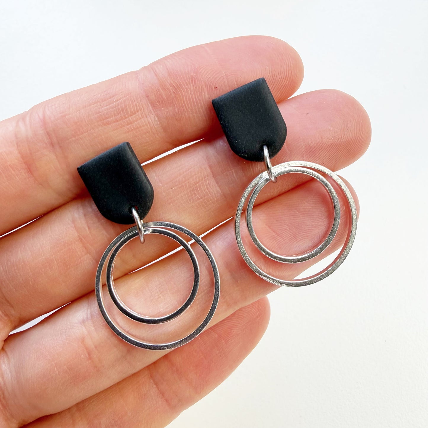 Hanger ring zilver 15 mm