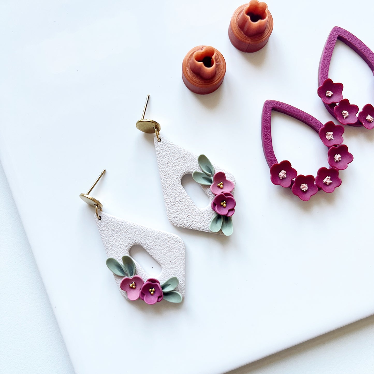 Voordeelset flower microcutter drie- en vijfvormig