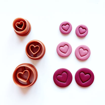 Cirkel met hartje cutter