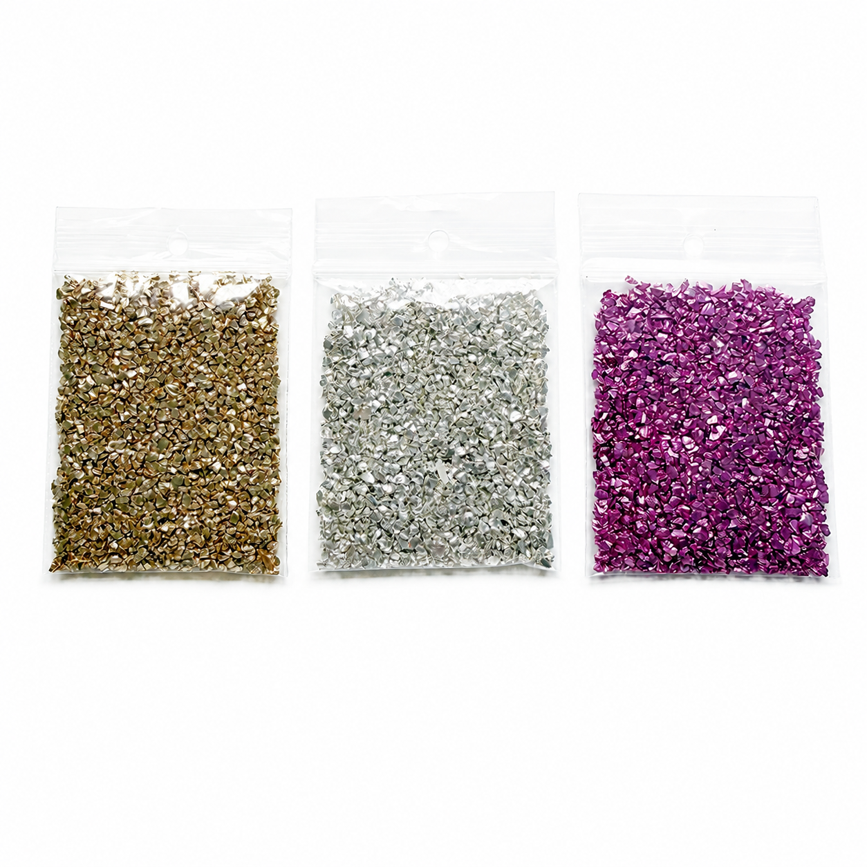 Crushed glass