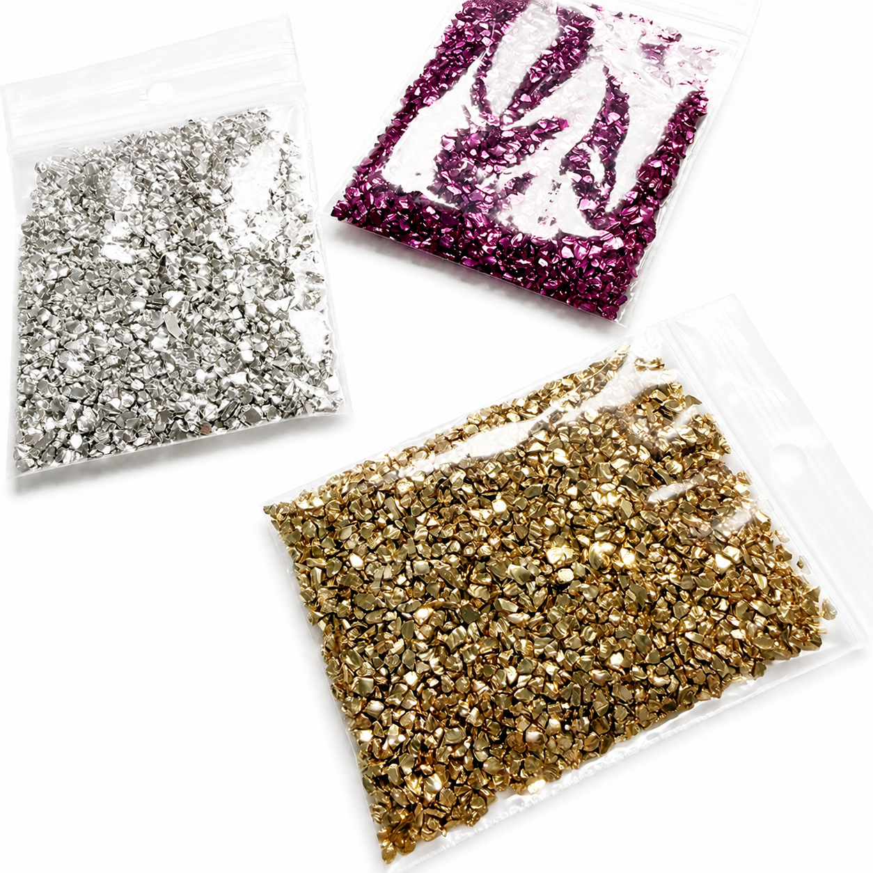 Crushed glass