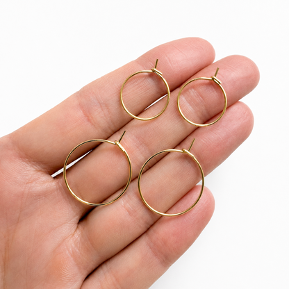 Oorring goud