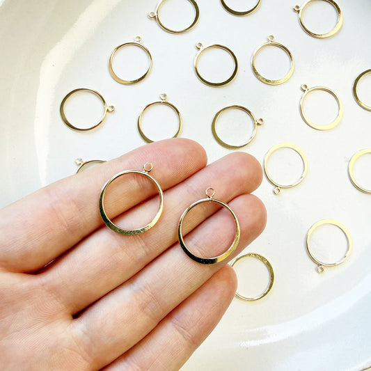 Hanger ring goud
