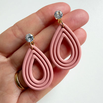 Oorsteker zirconia goud