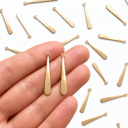 Hanger smalle kegel goud