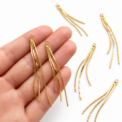 Hanger gouden slierten