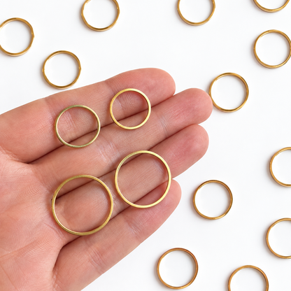 Hanger ring goud