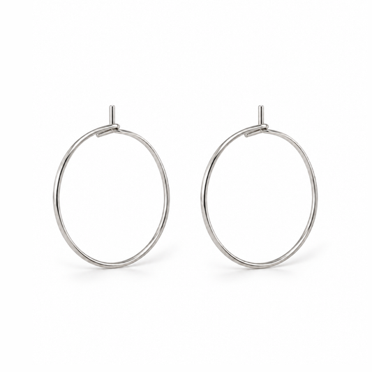 Oorring zilver