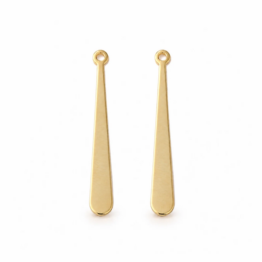 Hanger smalle kegel goud