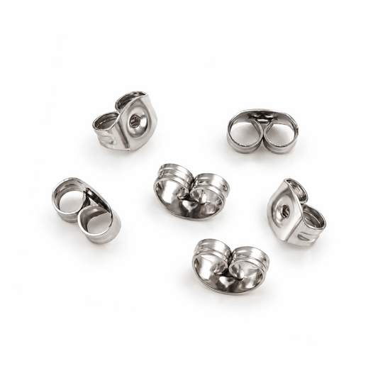 Schmetterlingsschließen Silber