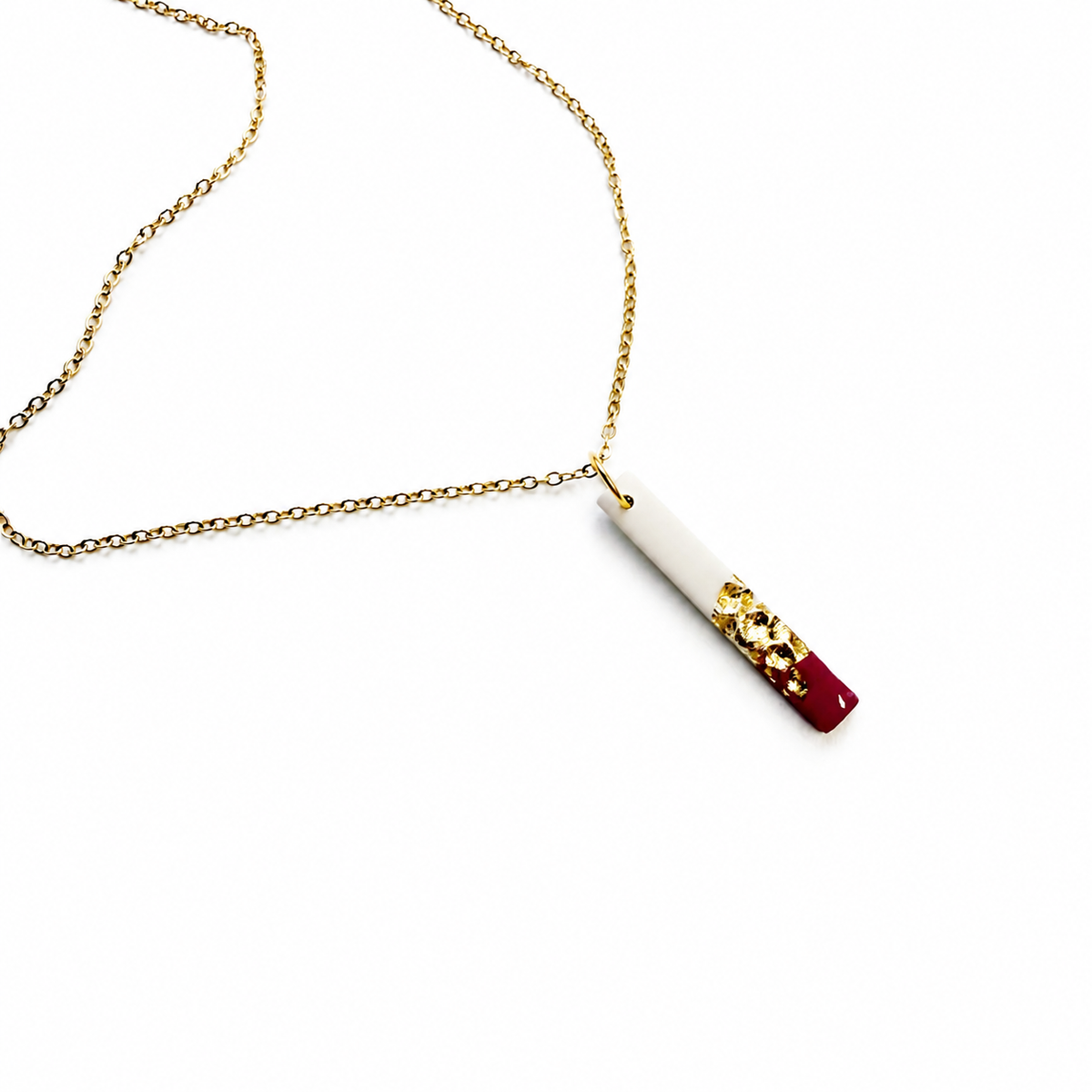 Polymeerklei ketting gemaakt met de Lis ketting