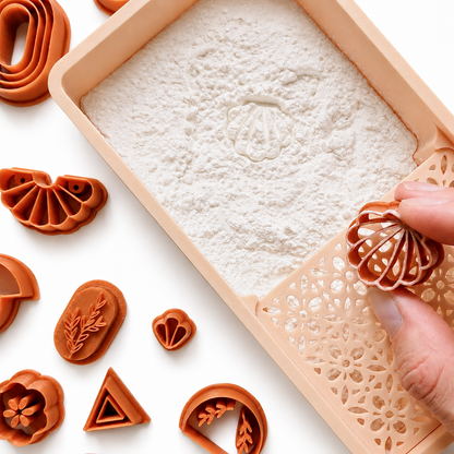 maïzenabox, Opbergdoos voor maïzena, voorkomen dat polymeerklei aan cutters kleeft