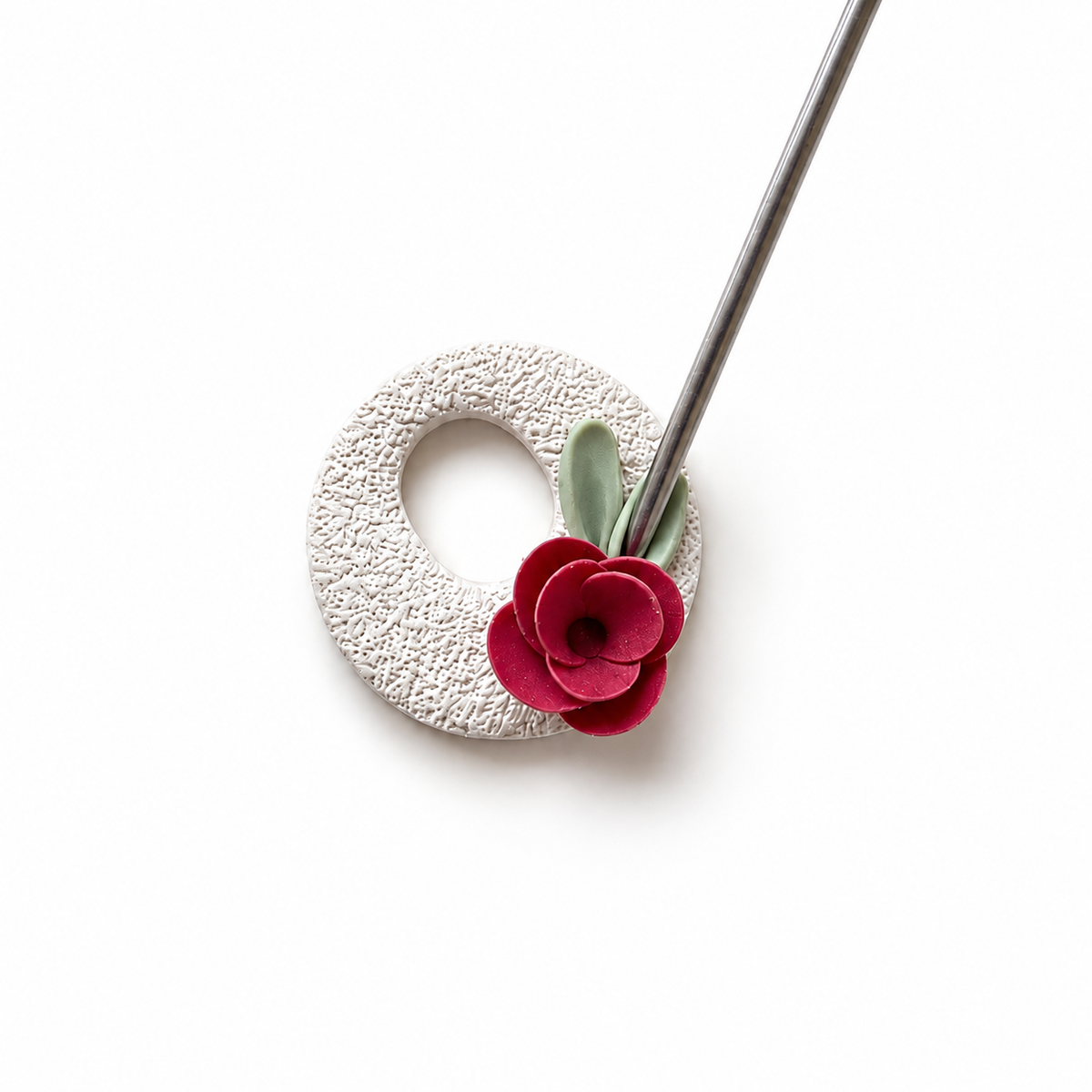 Needle tool voor het toevoegen van fijne details in polymeerklei