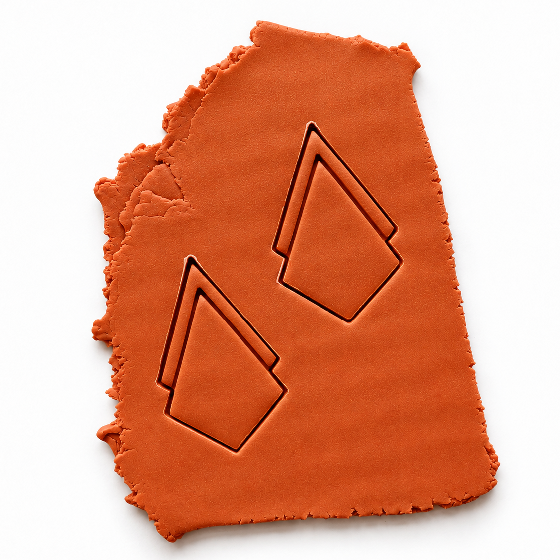 Noali cutter in polymeerklei gedrukt