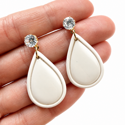 oorstekers zirconia goud