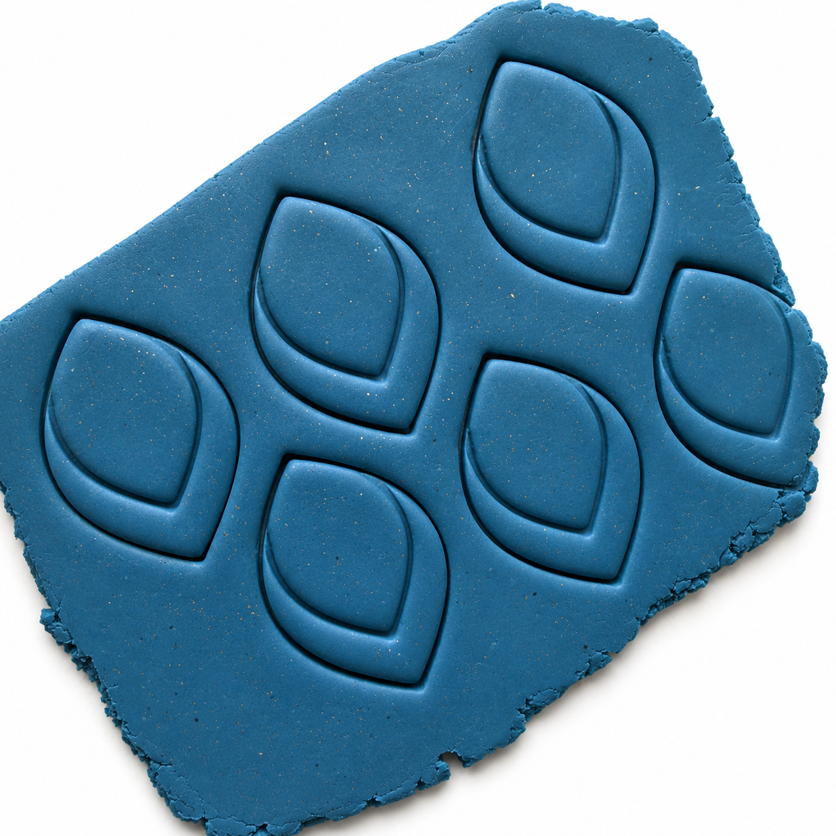 Sara cutter in polymeerklei gedrukt