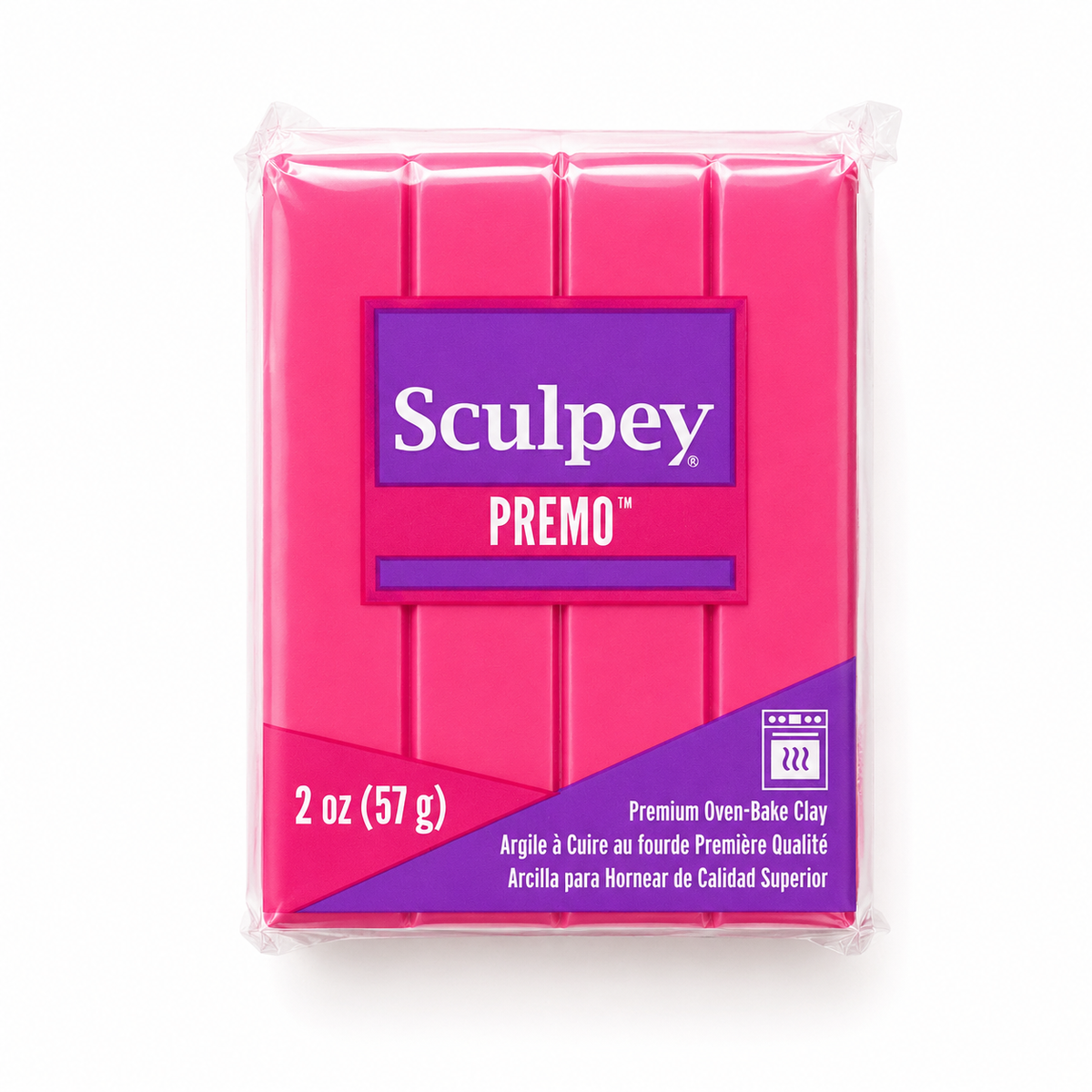 Pakje Sculpey Premo polymeerklei in de kleur Blush (roze), 57 gram