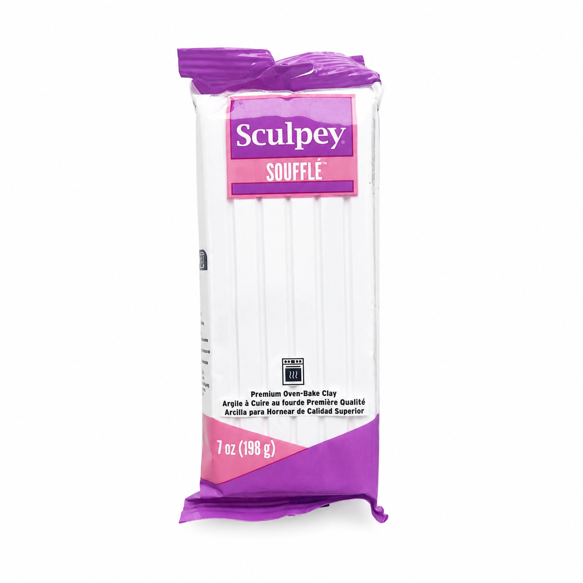 Grootverpakking Sculpey Soufflé polymeerklei in de kleur Igloo (wit), 198 gram