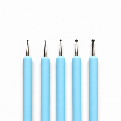Dotting tools voor het vormgeven en verfijnen van polymeerklei.
