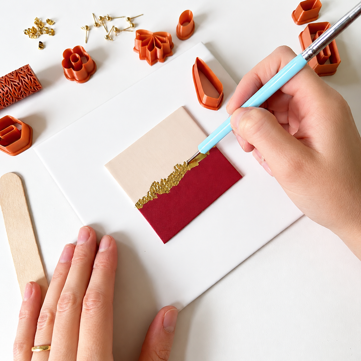 Dotting tools voor het vormgeven en verfijnen van polymeerklei.