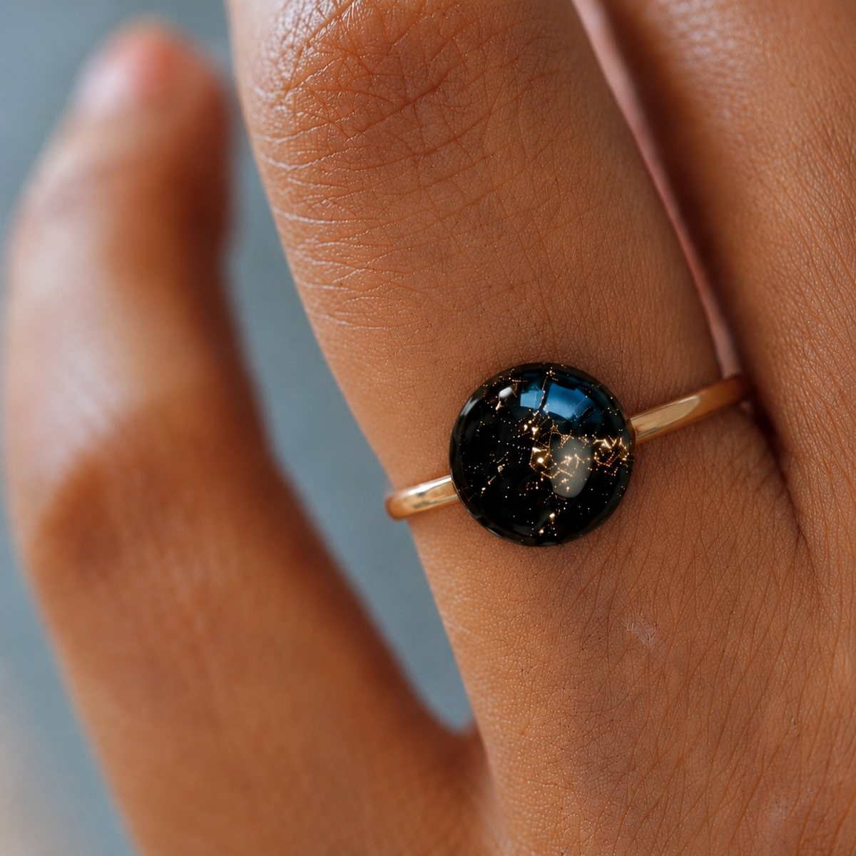 Polymeerklei ring gemaakt met de stud cutters set 2