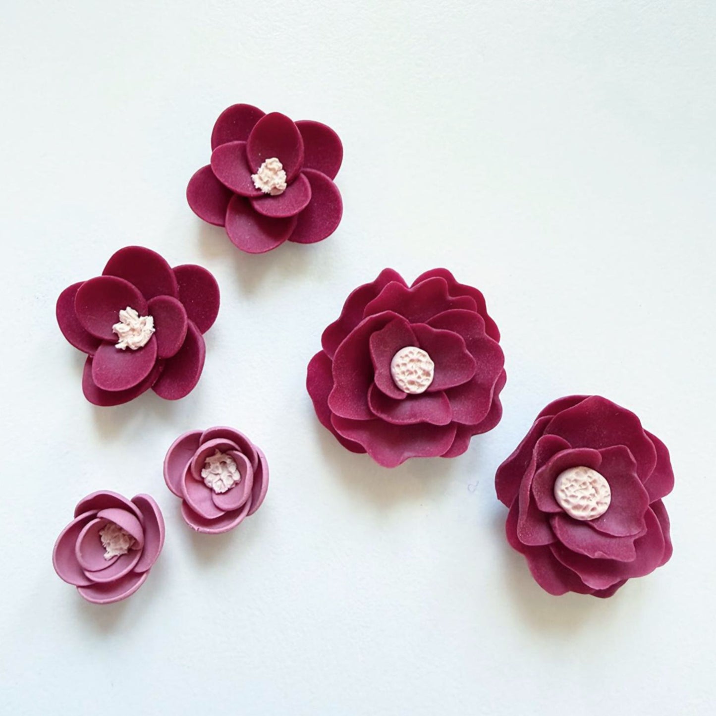 Voordeelpakket ‘bloemen uit polymeerklei’